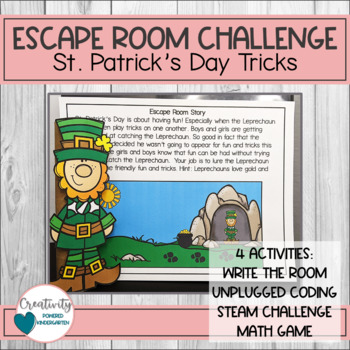Preview of FREE St. Patrick's Day Activities - Escape Room