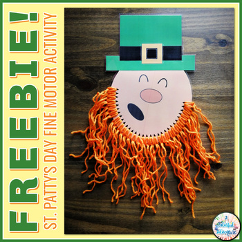 Preview of FREE - St. Patrick's Day Leprechaun Fine Motor Activity {Centers or Craft}