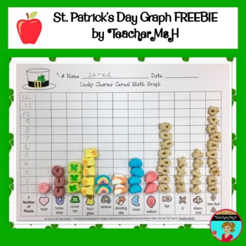Preview of FREE  St. Patrick's Day Lucky Charms Math Graph FREE