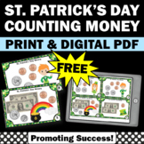 FREE St. Patrick's Day Math Activities Counting Money Task