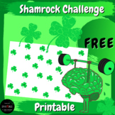 FREE St. Patrick's Day Math Activity Shamrock Math Challenge Math Brain Teaser