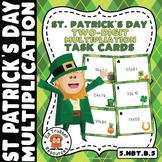 St. Patrick's Two-Digit Multiplication Task Cards