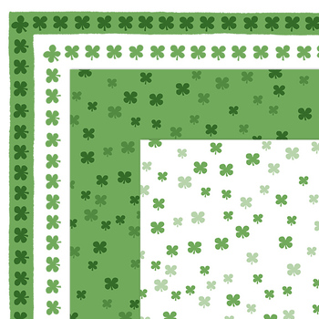 Preview of FREE St Patricks Day Clipart Borders, Saint Patrick's Day Backgrounds Freebie