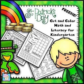 Preview of St. Patrick's Day Math Activities Literacy Activities