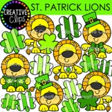 FREE! St Patricks Day Lions Clipart {St. Patrick's Day Clipart}