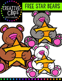 FREE Star Bears {Creative Clips Digital Clipart}