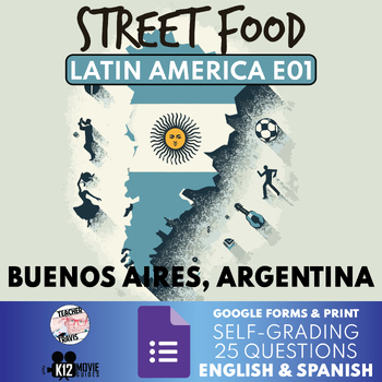 Preview of FREE! Street Food Latin America E01 Buenos Aires, Argentina Video Quiz