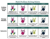 FREE Math Problem Solving Rubric and Math Frame (Distance 