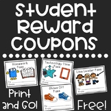 FREE Student Reward Coupons