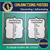 FREE Subordinating and Coordinating Conjunctions Posters -