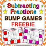 FREE: Subtracting Fractions Bump Games