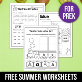 FREE Summer Activities For Preschool