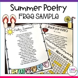 FREE Summer Activities, Poetry Comprehension - End of Year