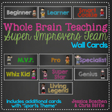 FREE Super Improvers Team Wall Cards {Whole Brain Teaching}