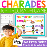 FREE TCH Charades Game | Trigraphs Worksheets and Phonics 