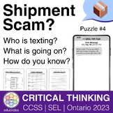Amazon Shipping Scam? Critical Thinking Text Puzzle #4 | D