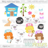 (FREE TODAY) Mary Had a Little Lamb- Commercial Use Clipart Set