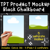 FREE TPT Product Listing Mockup- Black Chalkboard