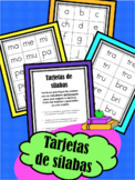 FREE Tarjetas de sílabas y letras/ Spanish letter and syll