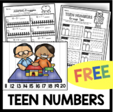 FREE Teen Numbers and Place Value Worksheets - Math Center