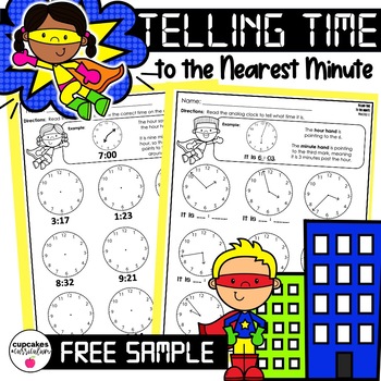 Preview of FREE Telling Time Worksheets