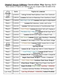 FREE Template: Curriculum Map / Pacing Guide