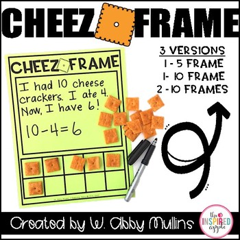 Preview of FREE Cheez-It Math Ten Frame Activity - RTI
