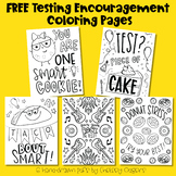 FREE Testing Encouragement Coloring Pages