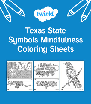 coloring pages for texas state symbols