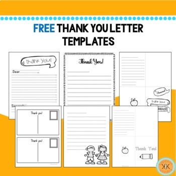 Preview of FREE Thank You Letter Templates