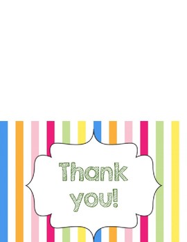 Free Thank You Card Template 