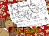 FREE Thanksgiving Coloring and Tracing Activity