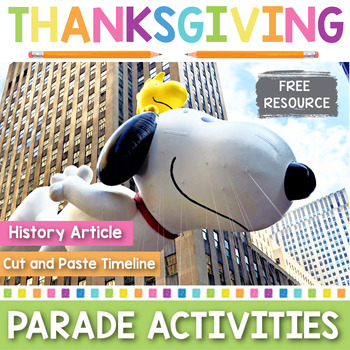 Preview of FREE Thanksgiving Day Parade Reading Passage