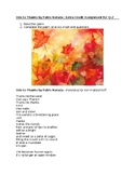FREE Thanksgiving Poetry Analysis Activity | "Ode to Thank