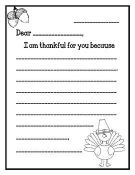 thanksgiving write