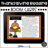FREE Thanksgiving Reading Comprehension Boom Cards™ - Digital