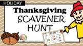 FREE Thanksgiving Scavenger Hunt November holiday fun acti