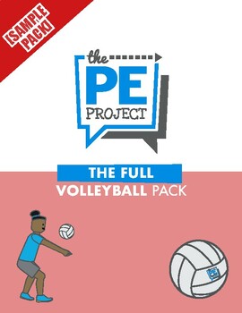 Preview of FREE: The Full Volleyball Pack Sample - The PE Project