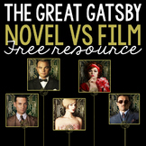 FREE: The Great Gatsby Novel vs. Film Analysis Using Manil