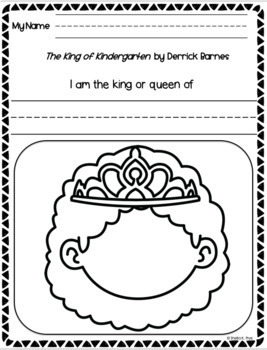 FREE-The King of Kindergarten Book Companion-Synonyms and Antonyms