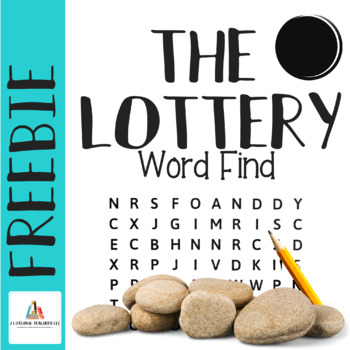 Preview of FREE-"The Lottery" Vocabulary Word Find