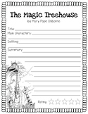 The Magic Treehouse Book Reports- 3 Versions