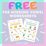 FREE! The Missing Vowel Worksheets