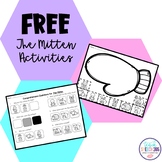 FREE The Mitten Companion Activities for Speech Therapy