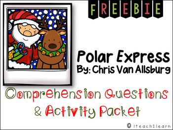 Preview of Christmas Writing and ELA Activities - Polar Express