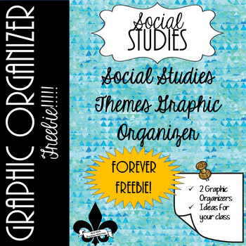 Preview of FREE Themes of Social Studies Graphic Organizers