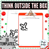 FREE Think Outside the Box Winter Doodle | Social Emotiona