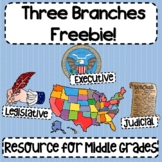FREE Three Branches of Government Activity