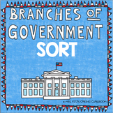 FREE: Three Branches of Government Cut and Paste Sort