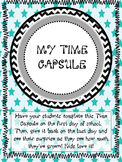 FREE Time Capsule - Great for 1st Days of School!